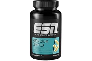 ‎ESN ESN Magnesium Complex, 90 Kapseln, 323 mg Magnesium pro Tagesportion, 4 in 1 Komplex Formel - Made in Germany