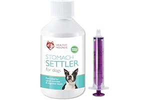 Healthy Hounds Tummy Settler (250ml) | Up to 50 Servings | Diarrhoea Treatment for Dogs | 100% Natural Fast Effective Tummy Settler for Dogs, Stomach Upsets, Loose Stools, Wind, Digestive Disorders