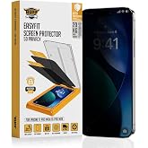 BUFF LABS 5D Privacy EasyFit 2 Adet Kolay Uygulama Aparatlı Ekran Koruyucu Temperli Hayalet Ekran Cam (iPhone 17 Pro Max / iP