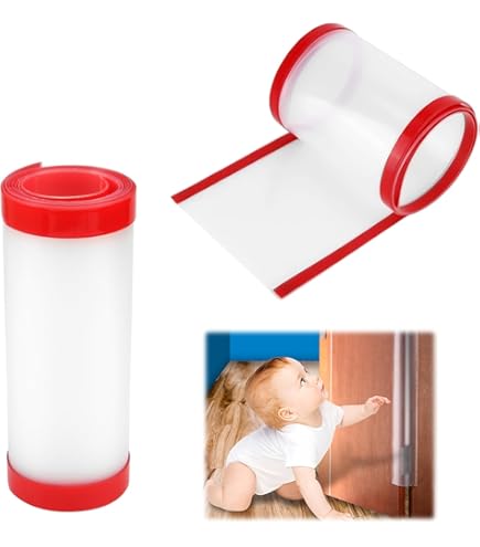 Cikonielf Deurvingerbescherming, vingerklem, bescherming voor deuren, 2 stuks, gematteerd, 120 x 10 cm, vingerbeschermprofiel, klembescherming, kinderen, veiligheidsexperts voor kleuterschool thuis Cikonielf Deurvingerbescherming, vingerklem, bescherming voor deuren, 2 stuks, gematteerd, 120 x 10 cm, vingerbeschermprofiel, klembescherming, kinderen, veiligheidsexperts voor kleuterschool thuis