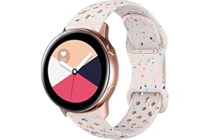 FYISWHO Oddychający Silikon Pasek do Zegarka do Garmin Vivoactive 5/3/Venu 2 Plus/Venu Sq 2, 20mm Sport Paski Bransoletka Pasek do Garmin Vivomove 3/Style/Luxe/HR, Forerunner 245/645 Music