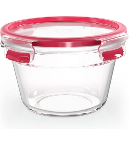 Westmark Contenitore In Vetro Per Alimenti 950ml: Rotondo, Ermetico, Adatto A Forno E Microonde (senza Coperchio)