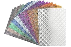 IDEEN MIT HERZ Lot de 20 feuilles de papier à effet métallisé - Format A4 - 128 g/m²