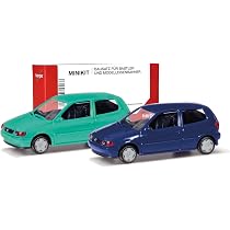 MiniKit Porsche Cayenne Turbo, Vert Foncé/blanc, 2002 - HERPA 012836 002 Ho 187 4013150353069
