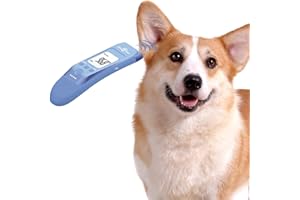 MINDPET-MED Nichtkontakte Hausthermometer für Hunde, klassisches Design, 3 Modi (Körper, Oberfläche, Raum). Der Körpermodus misst die Ohrtemperatur genau, still ℃/℉ Schalter