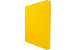 Gamegenic, Zip-Up Album 24-ficksgul, tillbehör | Organisera samlarkort i standard- och japansk storlek, för upp till 480 kort