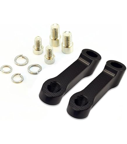 3 Stück Motorradspiegel Extender - Verlängerung Für Bessere Sicht
