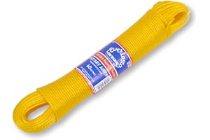 EVERLASTO Linia obrotowa, żółta, 60 m
