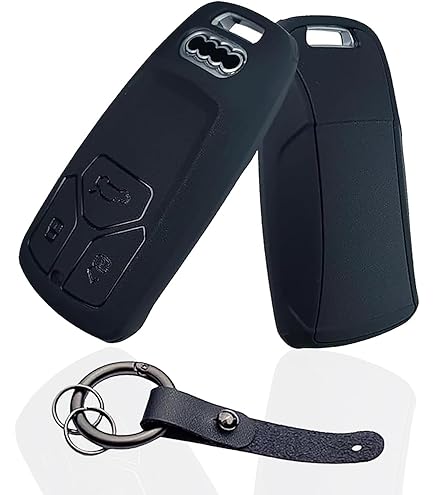 Protex Cover Silicone Per Chiave Auto Audi A 3 Tasti - Con Sistema Keyless - Colore Rosa - Antigraffio E Antiurto - 3