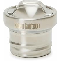 Klean Kanteen Coperchio Di Ricambio Café Per Thermos TKWide | Tappo Piatto A Prova Di Perdite Con Manico Orientabile, Nero, Taglia Unica - 2