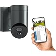 Somfy 2401563 - outdoor surveillance camera incl. 110 dB siren and night vision function, grey | Full HD camera | WiFi connection [energy class A]