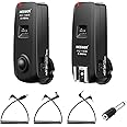 NEEWER Q-N TTL Déclencheur de Flash sans Fil (émetteur et récepteur),Compatible avec Nikon 1