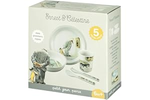 Ernest et Célestine Petit Jour Paris Coffret Cadeau 5 Pièces au Musée 400 g EC701P