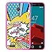 Produktbild Vodafone Smart Prime 6 Hülle, WoowCase Handyhülle Silikon für [ Vodafone Smart Prime 6 ] Kosmischer Lippensatz - Good Girls do Bad Things Sometimes Handytasche Handy Cover Case Schutzhülle Flexible TPU - Rosa