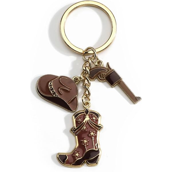 Portachiavi personalizzato da cowgirl/cowboy come regalo - SHEIN ALIA