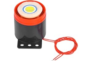 Ailao Summer Sirene, AC 220 V, 110 DB Alarmsummer, Aktiver Summer Piepser mit Draht für für die Sicherheit im Freien