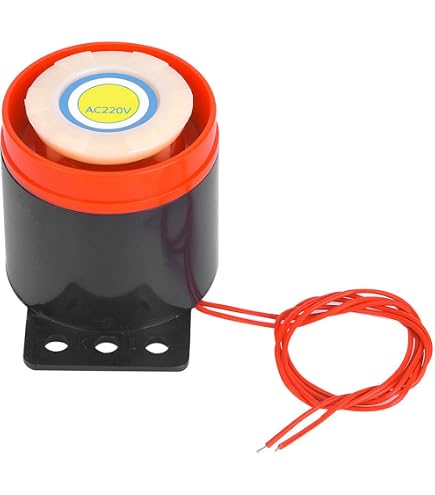 Fasient1 Elektronischer Summer,3-24V 85-95 DB Aktiver Piezo Summer,Alarmton Dauerton Piezo