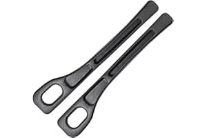 RNXSIB Neuestes 2 Stücke Autositz Gap Plug,Universal Autositz Lückenfüller,Car Seat Gap Filler für Füllt Den Spalt Zwischen Sitz & Konsole (Schwarz)