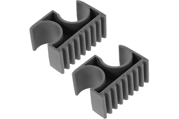 LRXIYODE 2 St Nylon Bimini Top Pole Clips Båttillbehör Bimini Stabilisator Klämmor Solskyddsram Fästen för Båtar
