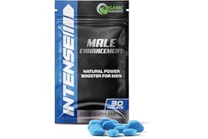 Intense Blue Tablets - Enhanced Strength & Firmness for Men - High Stamina, Prolonged Performance - Stamina Endurance Booster - Herbal Supplement (30 Count (Pack of 1))