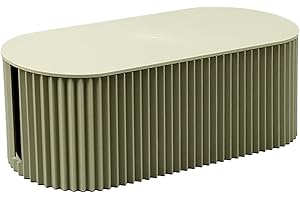 TREETDOBV Nordic Style Plug Board Storage Box, Cable Management Box,Desk Cord Organizer, Power Strip Cover for Power Strips, Surge Protectors, Chargers, Adapters, TV Computer Wires Cable Hider(Green Small Size)