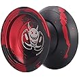 Sorandy Yoyo Toy,Responsive Yoyo,2 Rotate Modes String Trick Metal for Adults with Bearing Yo Accessories Decompression Unresponsive Ball Kids Beginner (Black Red) (Sorandy4ubei1dnzy-13)