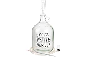 COOK CONCEPT Totally Addict Kv7224 Kit de Fabrication de Bière, Verre, Transparent, 17 X 17 X 29.50 cm Kv7224