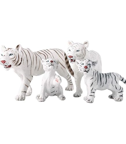 Toymany Lot de 6 Figurines d'Animaux de la Forêt - Ensemble Éducatif Avec Ours Brun et Noir - Cadeau d'Anniversaire, Jouet de Noël pour Enfants