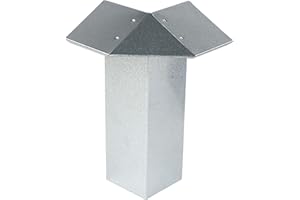 innogard Schneckenzaun Erweiterung Eckverbindung 90° Typ-AZ01 Galvalume Alu/Zink Weitere Ausführungen wählbar