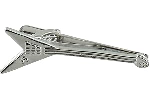 Michelsons of London Silver Rock Guitar Tie Clip