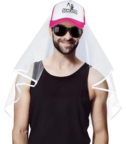 Kit EVG Enterrement Vie De Garçon - Gilet + 13 Badges Humoristiques