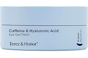 TEREZ & HONOR Under Eye Patches for Dark Circles: Puffiness & Eye Bag Treatment Gel Mask with Caffeine Hyaluronic Acid Niacinamide - Undereye Brightening Hydrating Anti-Wrinkle & Cooling - Korean Skincare, 30 Pairs