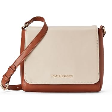 Cute Quilted Crossbody Bag With Heart Lock - White Vegan PU Purse, Adjustable Chain Strap, Includes Hair Accessory Gift Set
