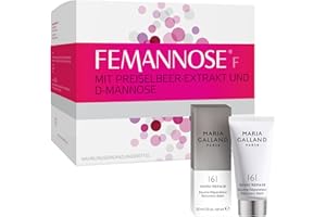 ‎FEMANNOSE FEMANNOSE F 60 x Trinkgranulat mit 2.000 mg D-Mannose und Preiselbeer-Extrakt für die Blase | vegan, laktosefrei, glutenfrei | Blasengesundheit | gut verträglich (240 g (1er Pack))