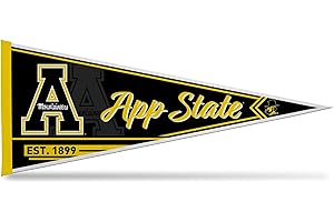 Rico Industries NCAA Appalachian State Mountaineers Classic 12" x 30" Felt Wall Décor Pennant - Great for Home/Bed Room/Man Cave Décor