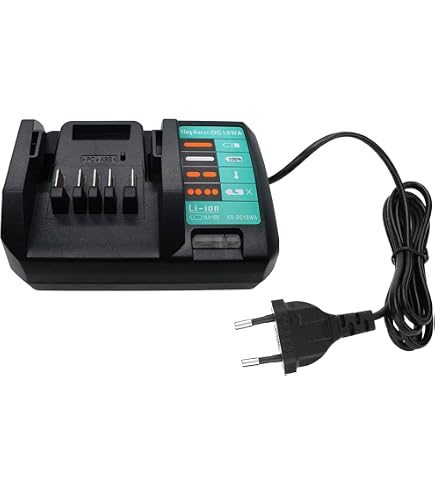 Ersatzakku Für Makita 14,4V – BL1413G Kompatibel, 1,3Ah / 1300mAh, Inkl. Ladegerät DC18WA, Für Viele Makita Werkzeuge