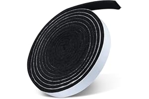 Carkio Juntas de sellado de ahumado, sello de alta temperatura para barbacoa autoadhesivo, fieltro de alta temperatura, para fumadores de barbacoa, cinta ignífuga para fumadores, 3/4" x 1/8" 15 pies