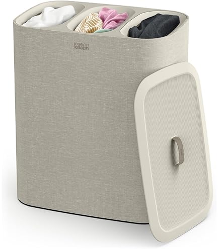 Corbeille à Linge Guzzini Ninfea 43 X H65 Cm – Design Italien Élégant Aéré Avec Couvercle (Fabriqué En Italie)