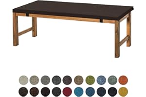 Aselbia Bankauflage Bankkissen Stuhlkissen 80 X 45 X 5CM，Waschbar Abnehmbarem Gartenbankauflage Bankpolster Bequeme rutschfeste Sitzkissen für Gartenmöbel/Schaukel/Terrasse/Drinnen,Dunkler Hanf