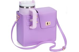 Orgonite Przenośna torba na ramię Stanley Sport torba na ramię, Stanley Cup, torba na butelki z wodą, torba do przenoszenia akcesoriów Stanley Cup, A04 Fioletowy