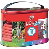 FITT YOYO Bag Tubo Acqua da Giardino Estensibile per Irrigazione con Pistola Multigetto e Borsa con Cerniera e Manico per Il 