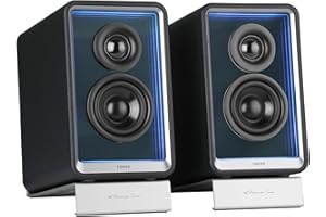 Edifier QR65 Speaker, Ultra Fast & GaN Powered Charging,High-Res Audio Reproduction, Black