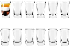 TREND FOR HOME Bicchieri Grappa Bicchiere Grappa Bicchierini per Amaro | 30 ml | Set da 12 Pezzi | Bicchieri Limoncello Bicchieri da Shot Liquore | Lavabile in Lavastoviglie | Collezione Saul
