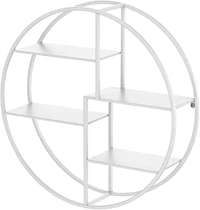 Mensola Parete Rettangolare Mensola Scaffale Metallo e Legno Design Moderno | Leroy Merlin