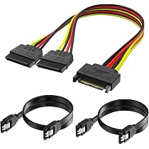vhbw cavo SATA III - USB 3.0 per hard disk esterno HDD, SSD 2'5 - Adattatore, Plug & Play, nero/blu