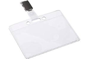 EUROPEL Opus 2 121265 - Porta Nombres con Pinza Giratoria 90 x 60 mm, 24 Unidades