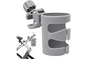 GHJKLDHA Wheelchair and Stroller Bottle Holder, Shockproof Drink Holder, Versatile Accessories for Easy Access, Ideal for Parents and Caregivers, Strollers and Wheelchair Bottle Holder