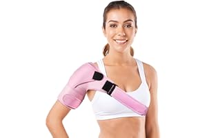 VKWE Shoulder Support Shoulder Brace for Women - Injury Recovery Compression Support Sleeve - for Rotator Cuff Injuries, Arthritis, Sprain, Dislocation, PT - Targeted Inflammation Pain Relief