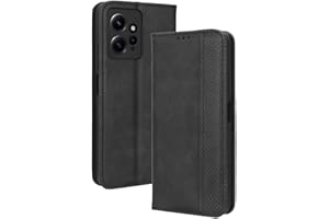 GOKEN Funda para Xiaomi Redmi Note 12 4G (6.67") Funda, Leather Folio Carcasa con Billetera, Magnética Premium PU/TPU Cuero FILP Case Cover con Soporte/Tapa Tarjetas (Negro)