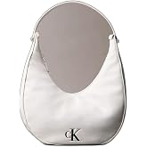 Kadın CK Logo Desenli Kısa Askılı Fermuarlı Beyaz Omuz &Ccedil;antası LV04F3513G-4LX